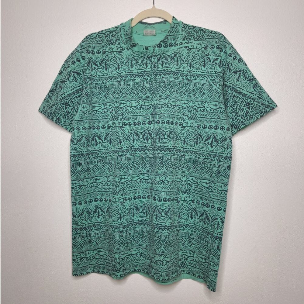Vintage Surf AOP Tribal Art Skate 90s Stedman Large Boho Beach Surfing